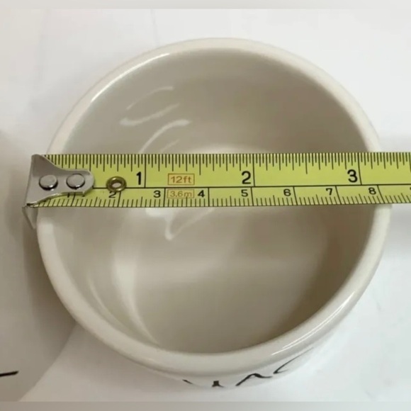 NEW Rae Dunn Salsa & Guac Dip Ceramic Serving Bowls with Wooden Spoons. - Picture 10 of 10